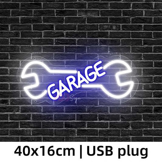 Garage Neon Led Sign Light Auto Repair Shop Car Check Engine LED Neon Sign Game Room Decor Wall Bar Workshop Neon Lights Lamp